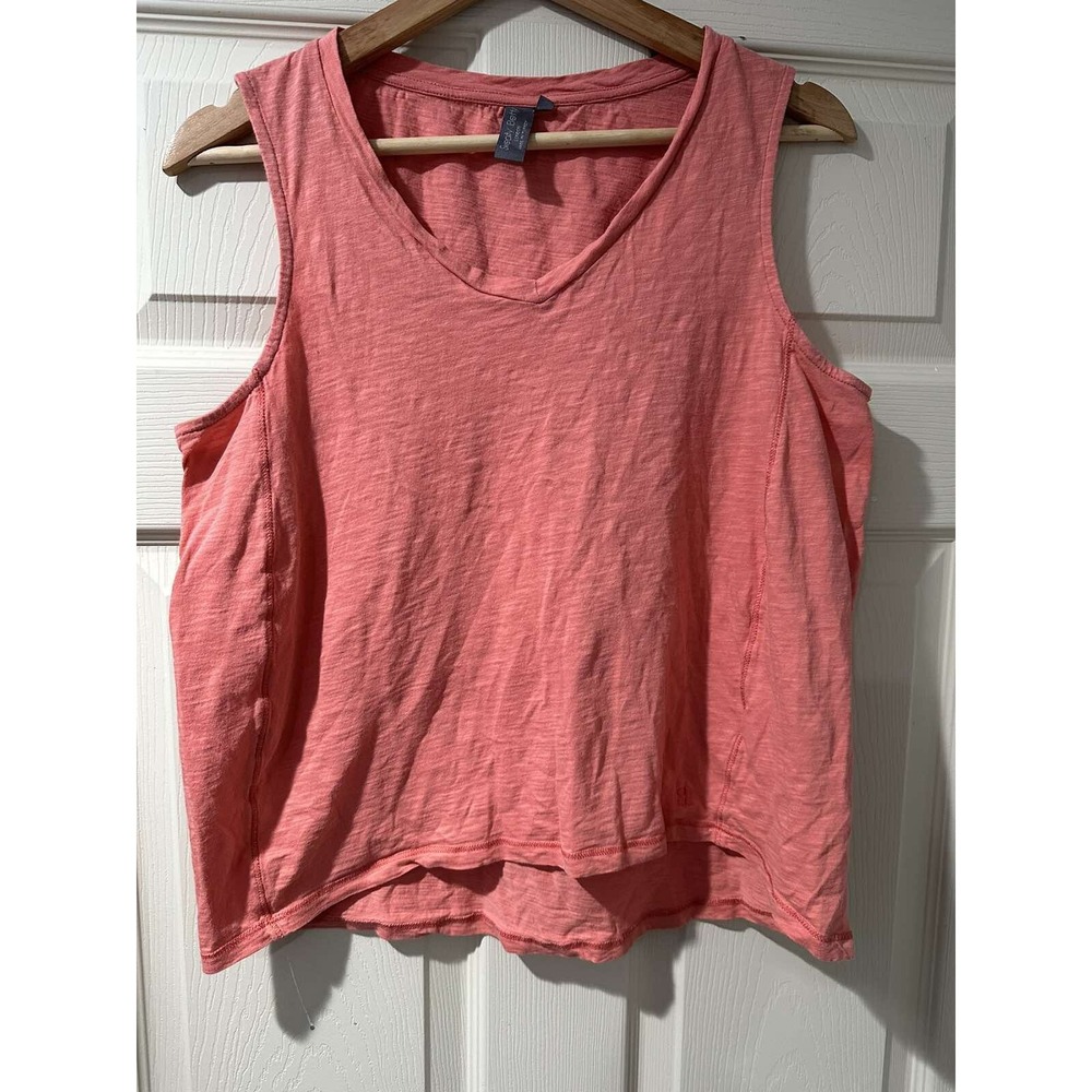 Sweaty Betty Women 100% Cotton Peach Vest Top Orange Size S A008513
